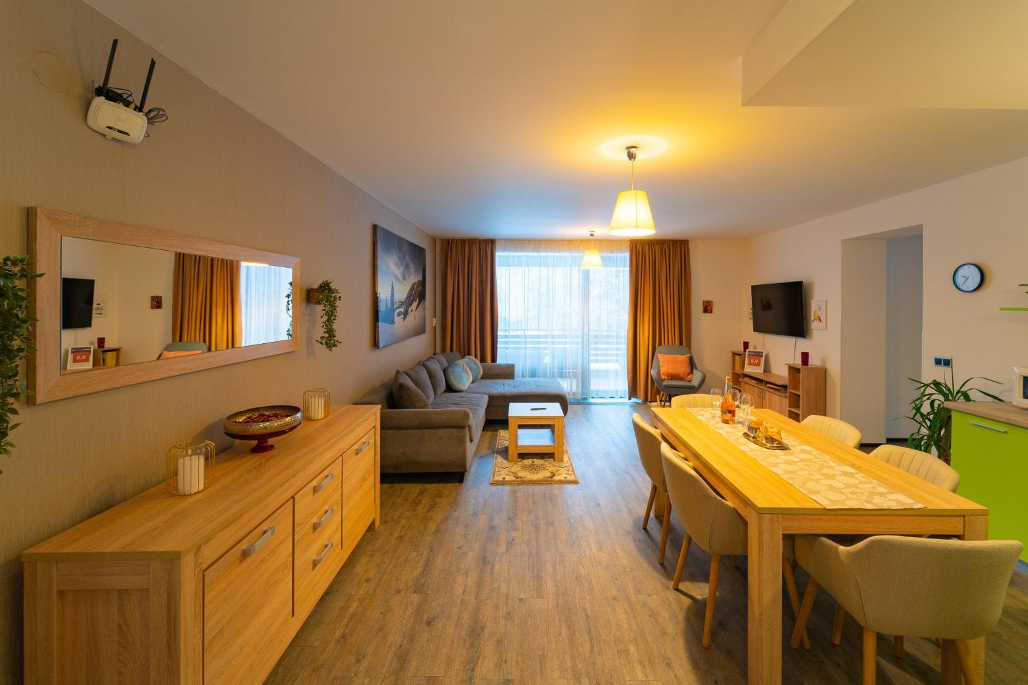 Fabulous Views Silver Mountain 3 Rooms Apartment ポイアナ・ブラショフ エクステリア 写真